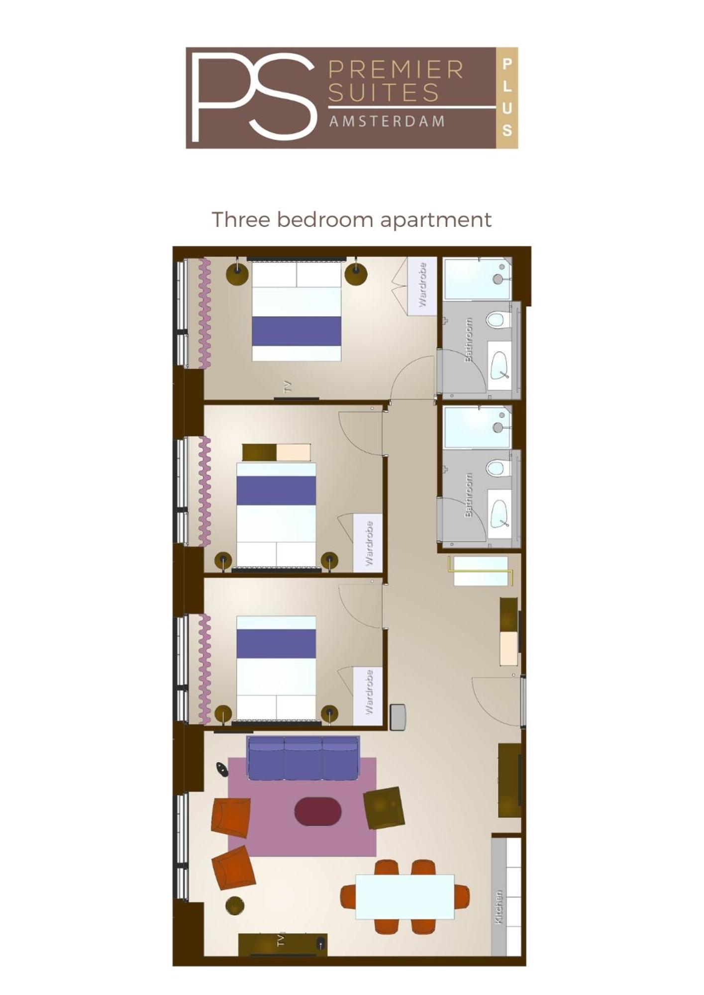 Premier Suites Амстердам Стая снимка